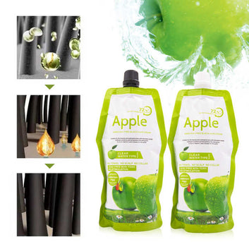 Ammonia Free Apple Fruit Magic Hair Dye Cream Clear Water Type for Men and Women Fast Cover White/Gray Hair Black Hair,